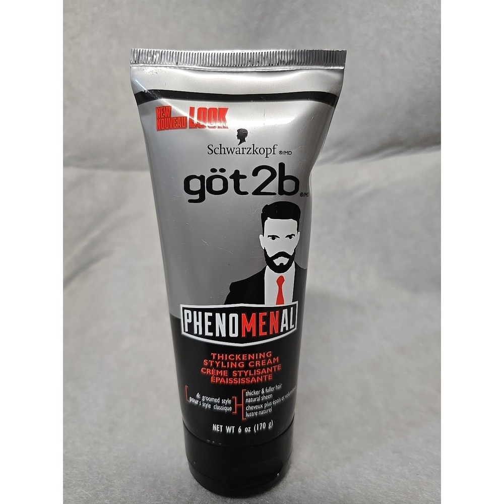 Got2b Schwarzkopf PhenoMENal Mens Thickening Styling Cream 6oz NEW Discontinued